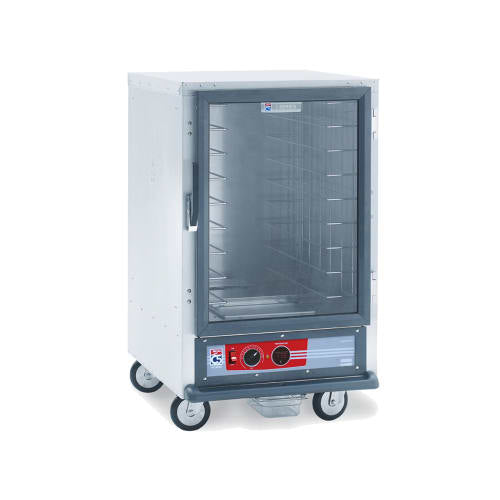 Metro C515-HFC-4 1/2 Height Non-Insulated Mobile Heated Cabinet w/ (8) Pan Capacity, 120v