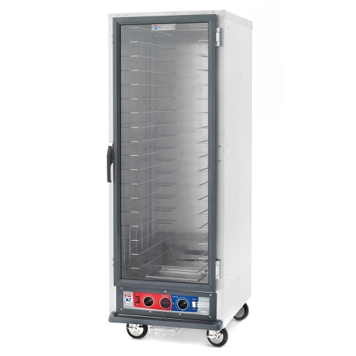 Metro C519-CFC-4 Full Height Non-Insulated Mobile Heated Cabinet w/ (18) Pan Capacity, 120v