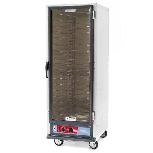 Metro C519-HFC-U Full Height Non-Insulated Mobile Heated Cabinet w/ (18) Pan Capacity, 120v