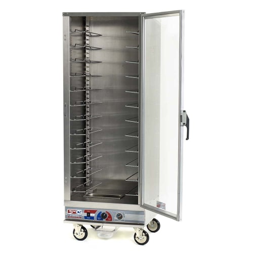 Metro C5E9-CFC-U Full Height Non-Insulated Mobile Heated Cabinet w/ (12) Pan Capacity, 120v
