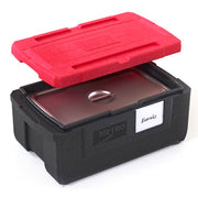 Metro ML180 Mightylite™ Insulated Food Carrier w/ (3) Pan Capacity, Black/Red