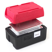 Metro ML180XL Mightylite BigBoy™ Insulated Food Carrier w/ (5) Pan Capacity, Black/Red