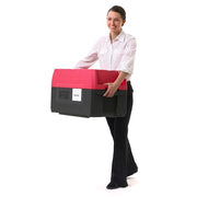 Metro ML180XL Mightylite BigBoy™ Insulated Food Carrier w/ (5) Pan Capacity, Black/Red