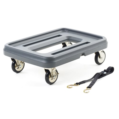 Metro MLD1 Mightylite™ Pan Carrier Dolly w/ 350 lb Capacity - Polyethylene, Gray