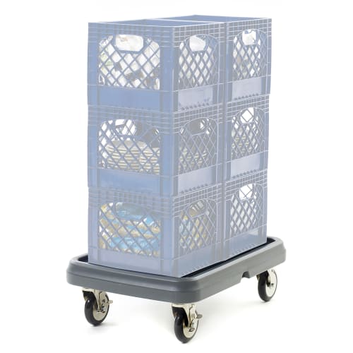 Metro MLD1 Mightylite™ Pan Carrier Dolly w/ 350 lb Capacity - Polyethylene, Gray