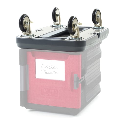 Metro MLD1 Mightylite™ Pan Carrier Dolly w/ 350 lb Capacity - Polyethylene, Gray