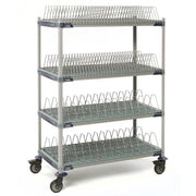 Metro PR48VX4 4 Level Mobile Drying Rack for Trays