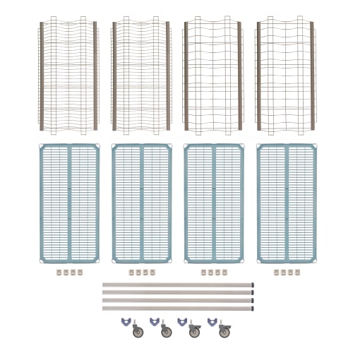 Metro PR48VX4 4 Level Mobile Drying Rack for Trays