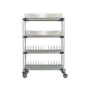 Metro PR48VX4 4 Level Mobile Drying Rack for Trays