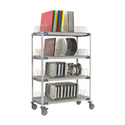 Metro PR48VX4 4 Level Mobile Drying Rack for Trays