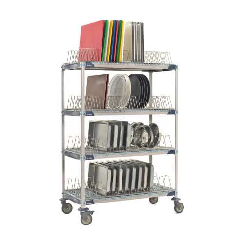 Metro PR48VX4 4 Level Mobile Drying Rack for Trays