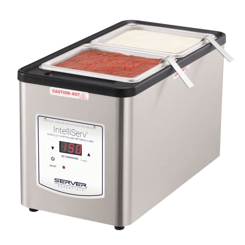 Server Countertop Food Warmer - Wet w/ (2) 1/6 Pan Wells, 120v (86090)