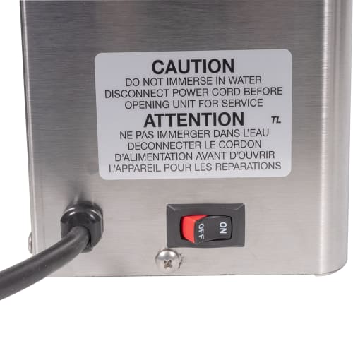 Server 15 1/4" 2 Compartment Heated Dipper Well w/ Countdown Timer, 120v (87750)