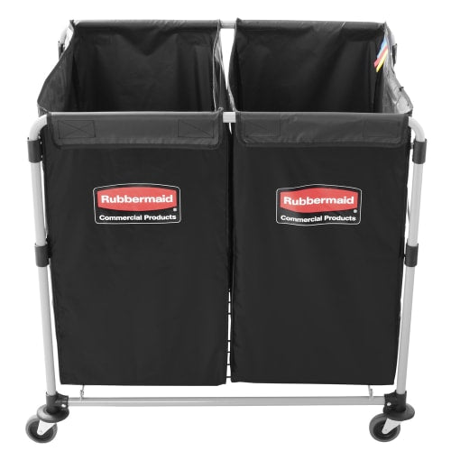 Rubbermaid 1881781 Laundry Cart w/ Collapsible Basket, 35 7/10" L x 24 1/10" W x 34"H