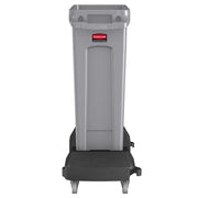 Rubbermaid 1980602 Trolley for Slim-Jim® 3540 & 3541 Containers - Resin, Black
