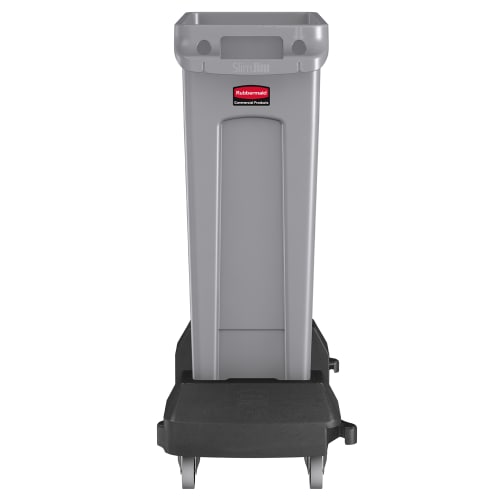Rubbermaid 1980602 Trolley for Slim-Jim® 3540 & 3541 Containers - Resin, Black