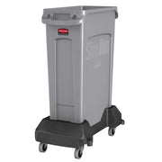 Rubbermaid 1980602 Trolley for Slim-Jim® 3540 & 3541 Containers - Resin, Black