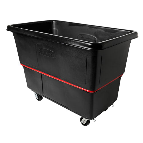 Rubbermaid FG472700BLA 1 cu yd Trash Cart w/ 1200 lb Capacity, Black