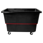 Rubbermaid FG472700BLA 1 cu yd Trash Cart w/ 1200 lb Capacity, Black