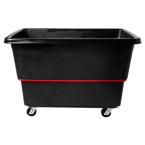 Rubbermaid FG472700BLA 1 cu yd Trash Cart w/ 1200 lb Capacity, Black