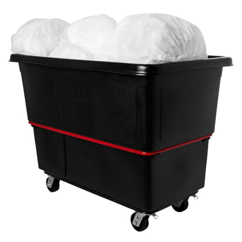 Rubbermaid FG472700BLA 1 cu yd Trash Cart w/ 1200 lb Capacity, Black