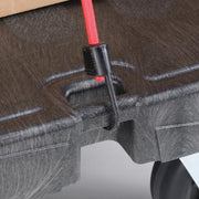 Rubbermaid FG440300BLA 500 lb Platform Truck w/ Tie Downs, 36"L x 24"W