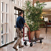 Rubbermaid FG443600BLA 1000 lb Platform Truck w/ Tie Downs, 48"L x 24"W