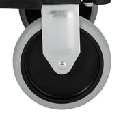 Rubbermaid FG618000 BLA 2 Level Polymer Utility Cart w/ 330 lb Capacity, Flat Ledges