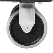 Rubbermaid FG618088 BLA 2 Level Polymer Utility Cart w/ 330 lb Capacity, Flat Ledges