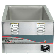 APW Wyott CW-2AI Countertop Food Warmer - Dry w/ (1) Full Size Pan Wells, 120v