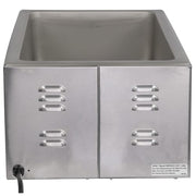 APW Wyott CW-2AI Countertop Food Warmer - Dry w/ (1) Full Size Pan Wells, 120v