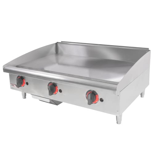 APW Wyott GGT-36S 36" Gas Griddle w/ Thermostatic Controls - 1" Steel Plate, Natural Gas