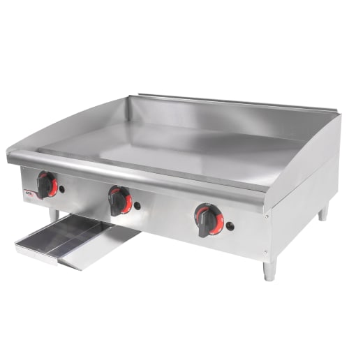 APW Wyott GGT-36S 36" Gas Griddle w/ Thermostatic Controls - 1" Steel Plate, Natural Gas