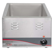 APW Wyott W-3VI Countertop Food Warmer - Wet w/ (1) Full Size Pan Wells, 120v