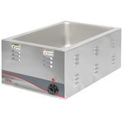 APW Wyott W-3VI Countertop Food Warmer - Wet w/ (1) Full Size Pan Wells, 120v