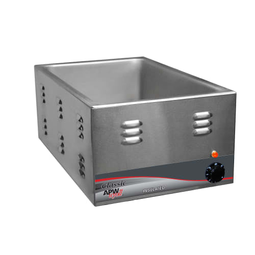 APW Wyott W-3VI Countertop Food Warmer - Wet w/ (1) Full Size Pan Wells, 120v