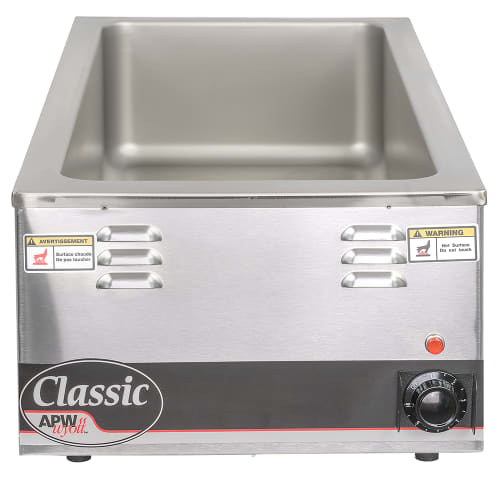 APW Wyott W-43V Countertop Food Warmer - Wet w/ (4) 1/3 Pan Wells, 120v
