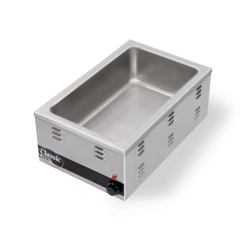 APW Wyott W-43V Countertop Food Warmer - Wet w/ (4) 1/3 Pan Wells, 120v