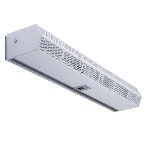 Berner CLC08-1036E 36" Heated Air Curtain - (2) Speeds, White, 208v/1ph