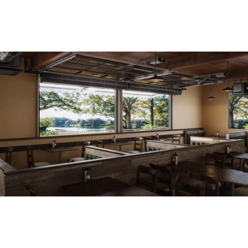 Berner PE06-C-1030AA 30" Unheated Air Curtain - Variable Speed, Aluminized Steel, 120v