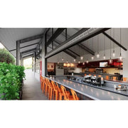 Berner PT06-C-1042EB 42" Heated Air Curtain - Variable Speed, Aluminized Steel, 208v/1ph