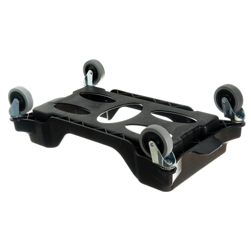 Carlisle Rectangular TrimLine™ Trash Can Dolly for 15 & 23 gal Cans, Black (36921003)