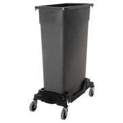 Carlisle Rectangular TrimLine™ Trash Can Dolly for 15 & 23 gal Cans, Black (36921003)