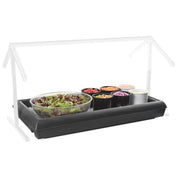 Carlisle 38 7/8" FiveStar™ Cold Food Bar - (3) Pan Capacity, Table Top, Black (767003)