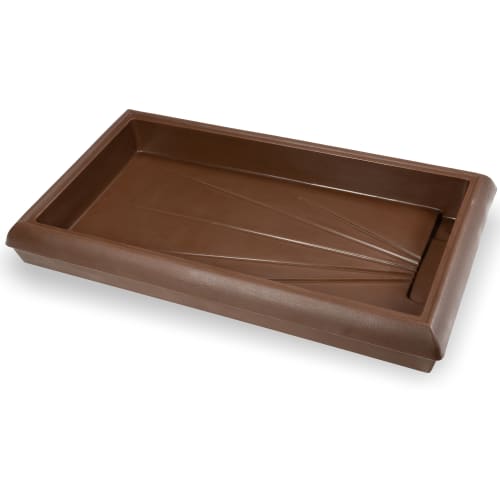 Carlisle 38 7/8" FiveStar™ Cold Food Bar - (3) Pan Capacity, Table Top, Brown (767001)