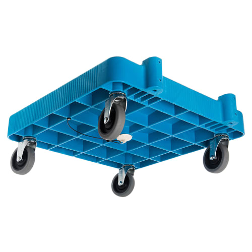 Carlisle Glass Rack Dolly w/350 lb. Capacity - Blue Plastic (C223614)