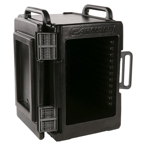 Carlisle Cateraide™ Insulated Food Carrier - 60 qt w/ (6) Pan Capacity, Black (IT40003)