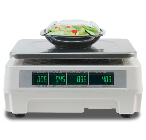 Detecto DL1060 60 lb Digital Price Computing Scale w/ Label Printer, 120v