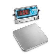 Edlund BBPZ-20 20 lb Wireless Digital Pizza Scale w/ Removable Platform - 10" x 10", Stainless