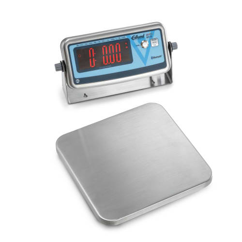 Edlund BBPZ-20 20 lb Wireless Digital Pizza Scale w/ Removable Platform - 10" x 10", Stainless